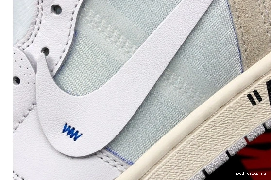 White 100 Jordan Retro Air 1 AQ0818 O-W High  AQ0818-100 0220